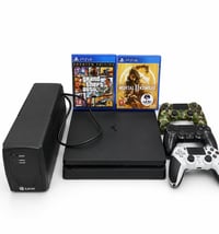 🎮 للبيع — بلايستيشن 4 سليم 🎮 🔹 مساحة التخزين: 1 تيرا 🔹 الملحقات: • 3 ج...