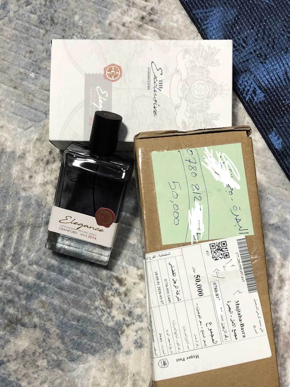 للبيع او للمراوس عطر Elegance من cronford
بديل بوا امبيريال 
مستخدم منه رشات اقل من مل ماخذه من الرجل الفضائي والوصل موجود والكارتون موجود والتفاصيل موضحه بالصور تكدرون تتاكدون منه اصلي 
السعر 40 الف مع العلم ماخذه ب50 مثل ماموضح بالوصل 
توصيل موجود 
ومراوس موجود نزل شنو عندك بالتعليقات او بالخاص


**إذا كنت صاحب هذا الإعلان وتريد حذفه لأي سبب، رجاءا أرسل رسالة إلى الدعم الفني**