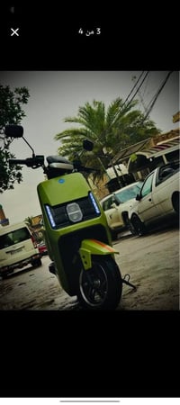 يالله دراجه شحن سبيد 6 بطاريات ليثيوم شاحنه مالته اصليه دراجه زيرو زير...