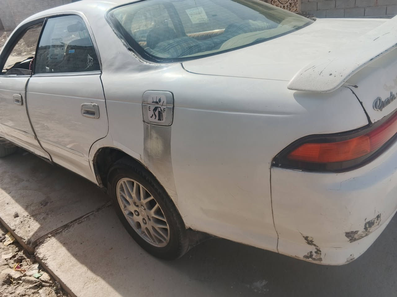 مكلف بلنشر.. 
سيارة للبيع
النوع: مارك 
الحالة: نظيفة، مكيف شغال، تايرات جديدة
الرقم: خصوصي
المكان: الناصرية قضاء الشطره 
الستفسار ***********
