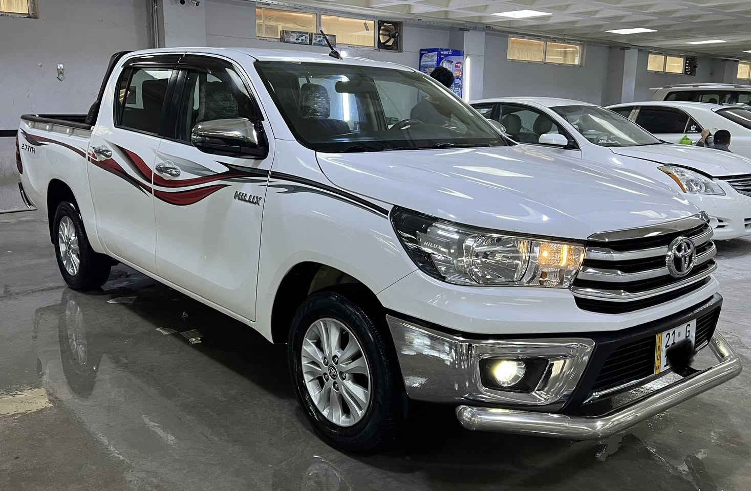 للبيع تيوتا هايلوكس موديل 2020مةكفول رةقمة سليمانية سةنةوية جديدة 2030بسمي بشرط طحويل ئوتوماتيك 126ماشية سعرة 255$مكان كلار ***********
