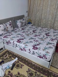 غرفه تركيه مستعمله 5 قطع استعمال قليل نضافه كدامكم سعرها 550 وبيها مجا...