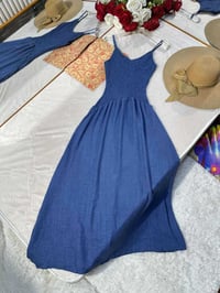 فستان جينز • فري سايز • ٤٥-٧٠ كجم