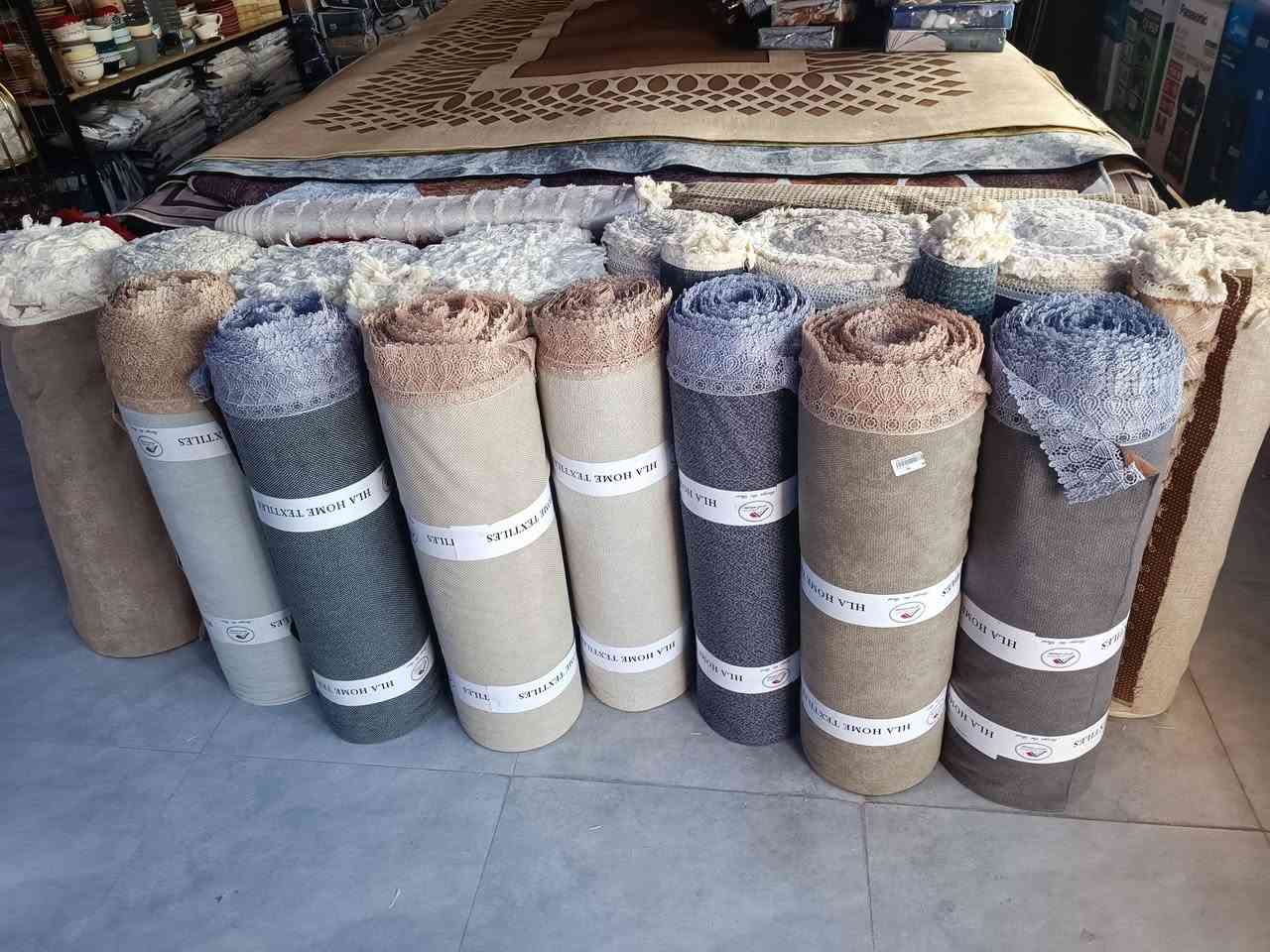 سعر المتر / 3,500 الف دينار 
مفرش طقم قنفات وديوان ظهر جوزي 
قياس العرض / 75 سم مع الكيبور
توصيل داخل خانقين /٢،٠٠٠  الف 
توصيل داخل ديالى / ٣،٠٠٠  آلاف 
توصيل بغداد والمحافظات / ٥،٠٠٠  الاف
للاستفسار مراسلة الصفحة أو الاتصال على الرقم   / ***********
العنوان / خانقين - دارة كونارة
