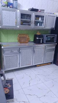 كاونتر 2 م مع الملحق +سنك 180سم للبيع السعر 225 بغداد  07708862724