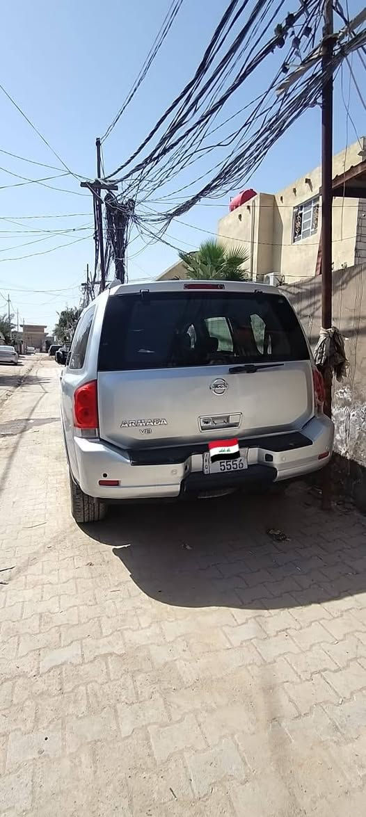 السلام عليكم. ارمادا للبيع موديل 2008   صبغ عام جماليه. حداديه خلفيه جديده حداديه اماميه جديده  ربل قماره جديد. ربل اكسل جديد. تبريد شغال  مكينه وكير بلاد v8   5700.  رقم دولي مميز باسمي جديد.  السعر 87. ورقه وبيها مجال.  للاستفسار واتساب ***********.  العنوان نجف. النجف, العراق
