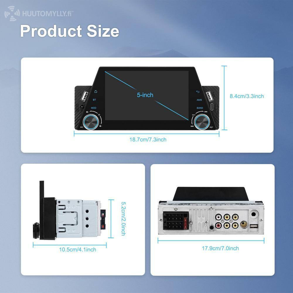 راديو سيارة أحادي DIN بشاشة لمس 5 بوصة، ستيريو سيارة مع CarPlay وAndroid Auto وMirror Link وFM وUSB وSWC


**إذا كنت صاحب هذا الإعلان وتريد حذفه لأي سبب، رجاءا أرسل رسالة إلى الدعم الفني**