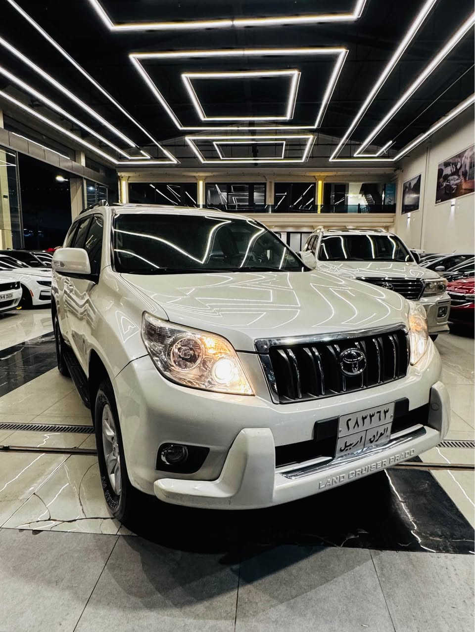 تويوتا پرادو ٢٠١٢ ٦ بستون 
كوردي عرةبي 
فول مواسةفا 
سةيارةيةكي زور جوان و خاوين ماوة
سةيارةكة ٦ بستوني فولة 
تةنها دةرگاي سايةق سبوخة بي ناو گرتن و بي ارباك
مواسةفات/ سلايد و بسمة و كوشن جلد و دةبل اكسل و سةلاجةو ٣ ريز كوشن زور مواسةفاتي تر ….
شوين هةولير 
‏Ⓜ️0750 369 9092
سعر ٢٤٣$ كةميك مةجال 

تويوتا پرادو ٢٠١٢ ٦ سلندر 
سيارة فول فول مواصفات 
سيارة اعي من صور حلوة 
بيها واحد باب سبخ بدون دواخل بدون ارباك
واحد مكان بيها تحديل بارد 
فول مواصفات/- سلايد دبل اكسل بصم سلاجة كشن جلد ٣ مقاحد بعد بيها مواصفات 
مكان سيارة اربيل 
‏Ⓜ️0750 369 9092
سعر ٢٤٣$ بيها مجال شوية أربيل, العراق
