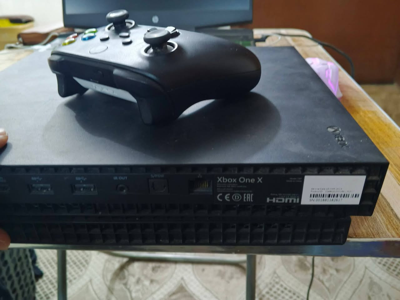 اكس بوكس ون اكس Xbox One X نظيف جدا نسبة نظافة عالية 95% استعمال شخصي لا مفتوح ولا مصلح ولا شايف الصيانة يجي وياه الجويستك الأصلي ووايراته وملحقاته كاملة سعره 170 وبي مجال بسيط للشراي


**إذا كنت صاحب هذا الإعلان وتريد حذفه لأي سبب، رجاءا أرسل رسالة إلى الدعم الفني**