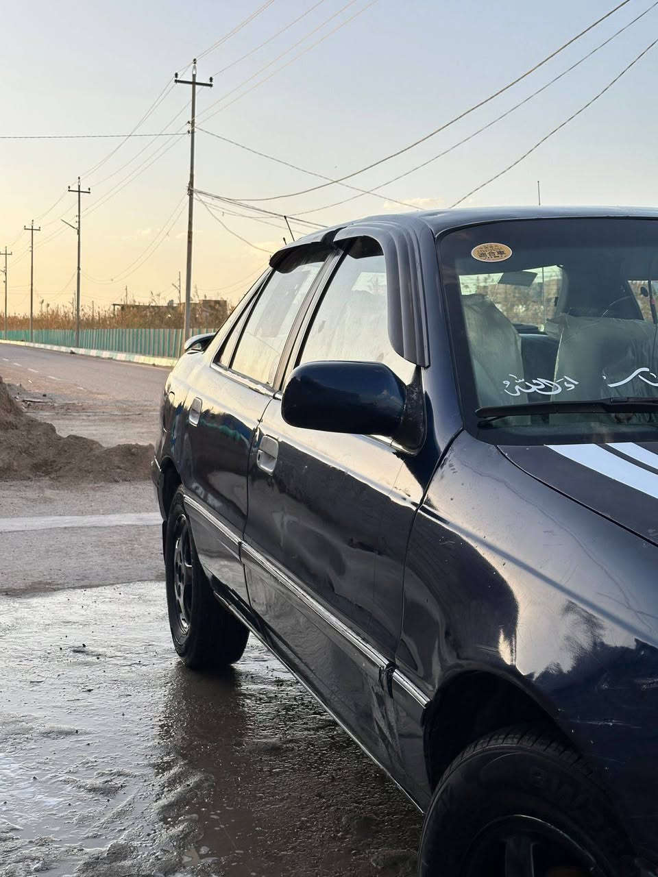 سلام عليكم  النترا 1993سياره بلاديه فرممات بدون لحيم بعقوبه الحديد السعر ٢٨ رقم ***********
