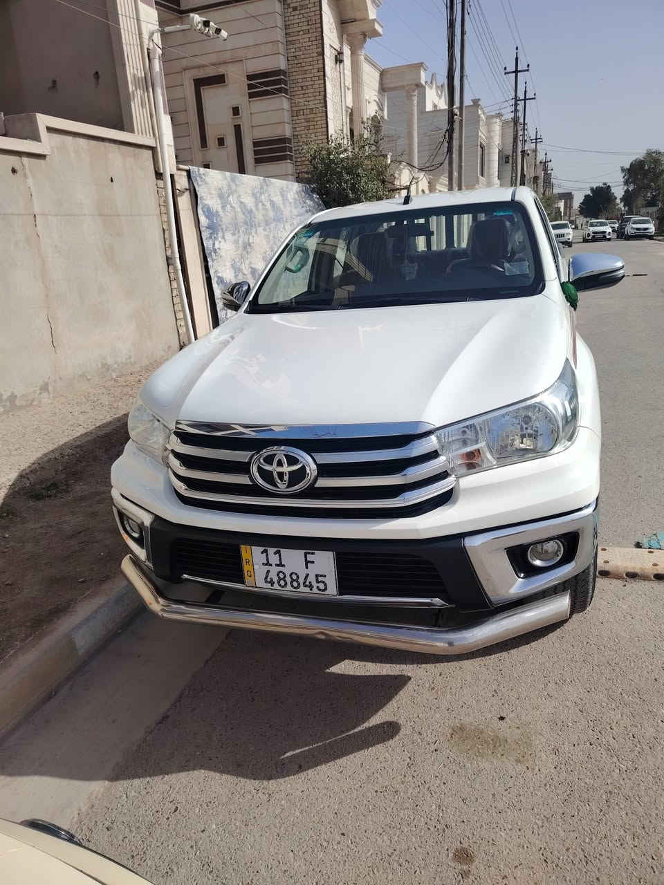 سلام عليكم بيكم فور ويل موديل ٢٠١٨ شركة ساز ماشيه ٩٧ رقم بغداد انكليزي السونار موجود مكان السياره بغداد الدوره ***********
