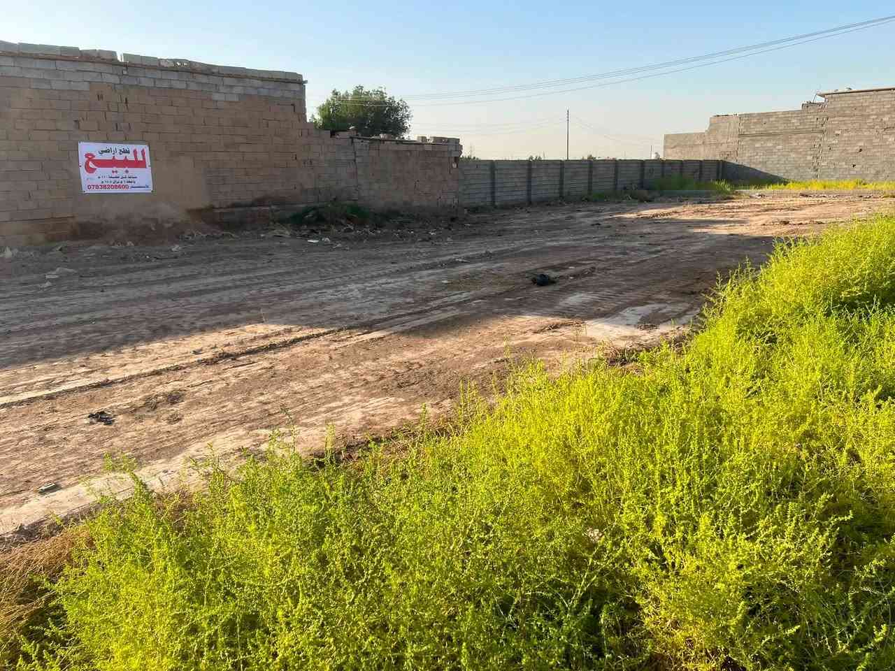 🏡 قطع أراضي زراعية للبيع
📍 الموقع:  جسر ديالى-حي السلام الأولى – خلف ملعب العيساوي

📐 المساحة: 111 م²

📏 الواجهة: 6 متر

📏 العمق (النزال): 18.5 متر

✅ المميزات:

* جميع الخدمات متوفرة.

* ماء وكهرباء.

* شبكة مجاري (صرف صحي).

* شارع مُبلّط مع أرصفة.

📞 للاستفسار والمعاينة: ***********
