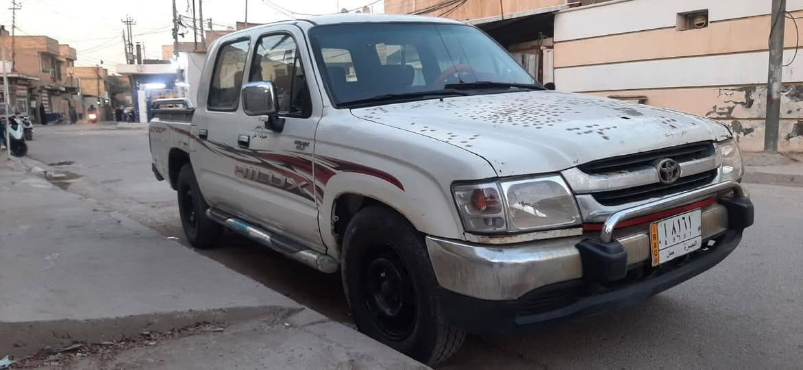 دالسلام عليكم تيوتا هايلوكس 2005ءعودي سعرهه 90$وبلخدمه مكان السياره الامين الثانيه بغداد
الاستفسار الاتصال ع الرقم واتساب ***********
