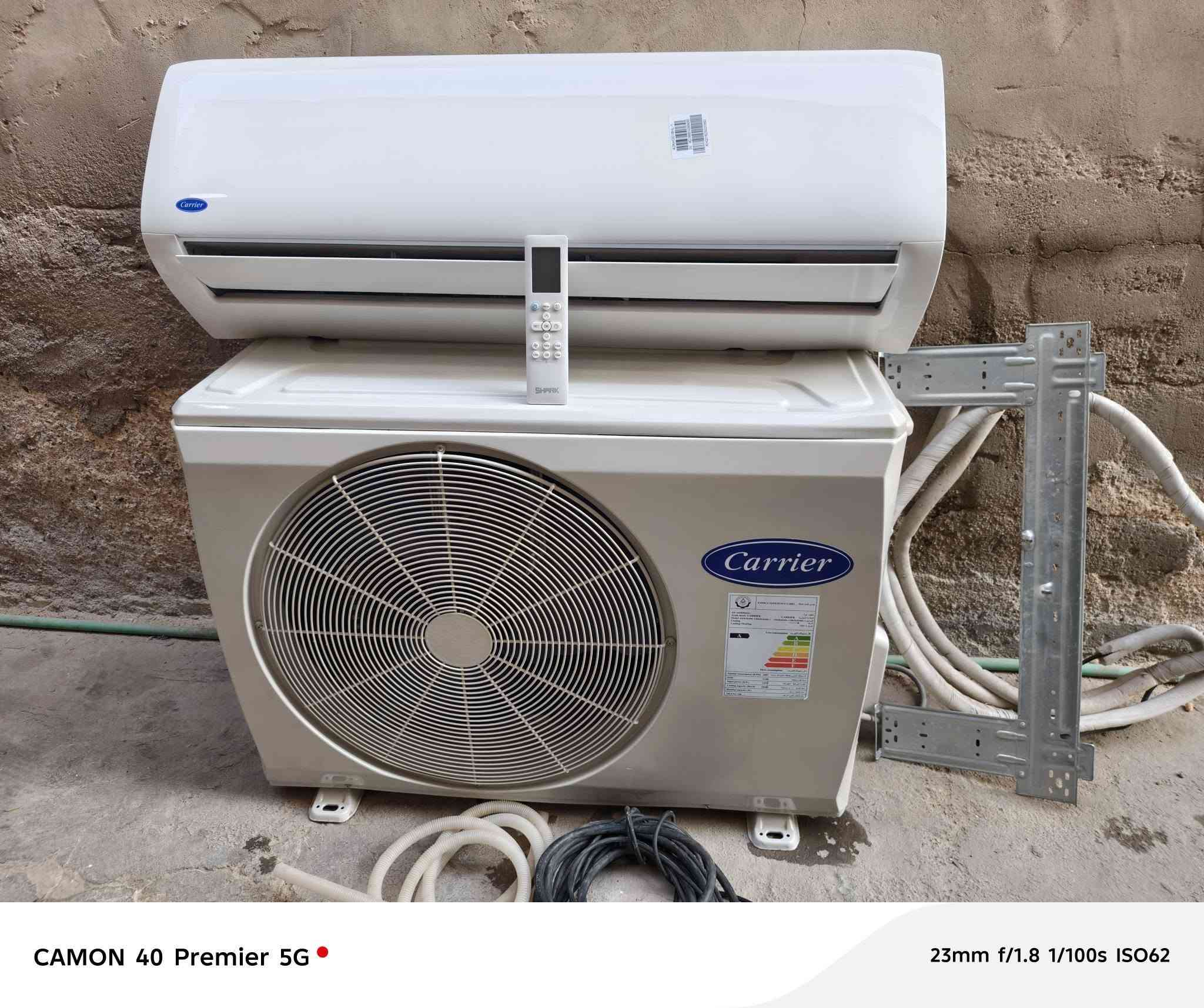 سبلت كارير طن ونص مستخدم شهر بهذا الموسم
بعده عله وضع الشركه غاز R410 وتساب *********** بصره
