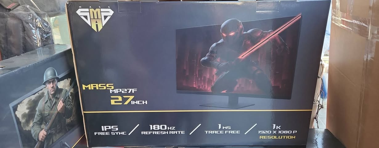 شاشات ماس حجم ٢٤ و ٢٧ 
--------------------------
شاشة ٢٤ تردد ٧٥ و ١٨٠ هرتز 
شاشة ٢٧ وضوح 1080 تردد ١٨٠ 
شاشة ٢٧ وضوح ٢ك تردد ٢٤٠ هرتز 
--------------------------
حجم ٢٤ السعر ٧٥ الف 
حجم ٢٤ السعر ١٥٠ الف 
حجم ٢٧ السعر ١٧٠ الف 
حجم ٢٧ السعر ٢٤٠ الف


**إذا كنت صاحب هذا الإعلان وتريد حذفه لأي سبب، رجاءا أرسل رسالة إلى الدعم الفني**