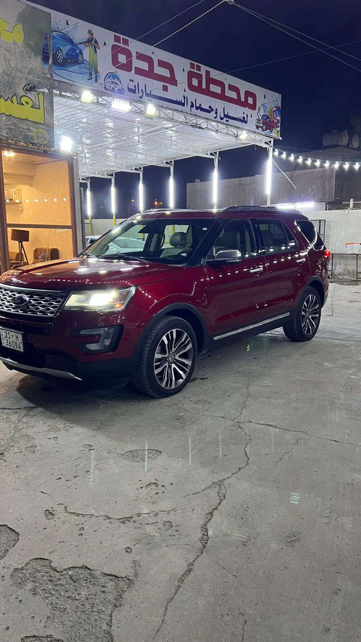 اكسبلور وحش الشارع
بلاتينيوم كراسي منفصل مواصفات Vib
كل التفاصيل بلصور حتى السونار 
السعر ١٨ الف 
الاتصال على الرقم ***********
