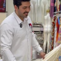 دشداشة كشمير • شغل ستراس • ٢XL-٥XL