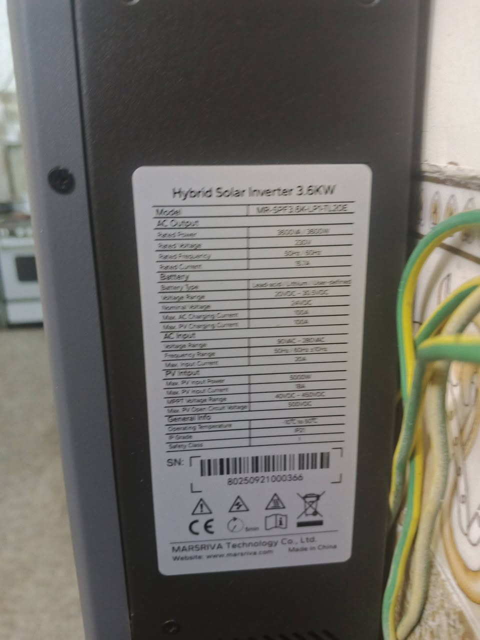 انفيرتر 3.6 kw وبطارية ليثيوم 5.22 kwh  24 فولت من براند عالمي فيه ضمان خمس سنوات بطارية والانفيرتر سنتان بسعر كلي مليون ونصف مكاني بغداد الدولعي


**إذا كنت صاحب هذا الإعلان وتريد حذفه لأي سبب، رجاءا أرسل رسالة إلى الدعم الفني**