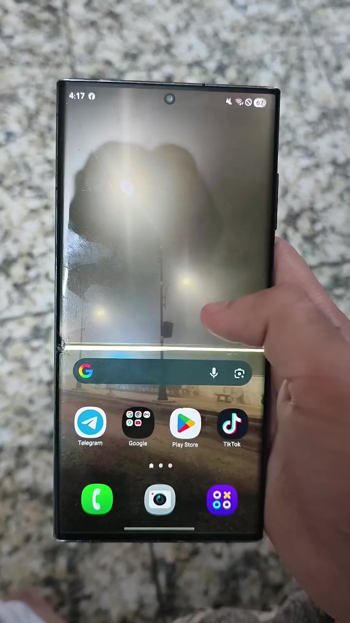 S22ulta نسخة سناب دراكون 
مضروب مثل ما موضح بلفيديو
اللمس شغال 100%
ما مبدل بي اي شي مكفول 
كلشي شغال بي قلم وكامرات فقط شاشة ترمش
ذاكرة 256G
ببجي يشغل 90 فريم 
الي يحب الجهاز تفصيخ او يبدل شاشة ويستخدمة يخدمه الجهاز
السعر 150 
مكاني حلة


**إذا كنت صاحب هذا الإعلان وتريد حذفه لأي سبب، رجاءا أرسل رسالة إلى الدعم الفني**