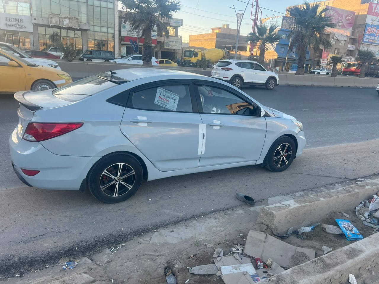 سلام عليكم سيارة اكسنت للبيع موديل 2016 سيارة خير من الله كير محرك تخم تاير حداديه تبريد كله جاهز سيارة خليجيه بيها رشات صبغ جراد علمن سيارة خاليه من المعجون السعر 80 و بيها مجال كلش قليل  الستفسار ***********
