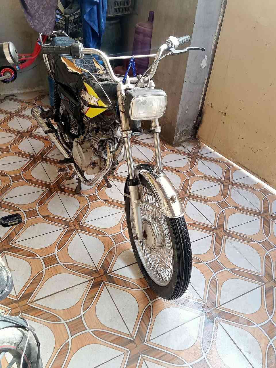 السلام عليكم دراجه تايكر موديل ١٧محرك مامفتوح شعله معدل مكاني بعقوبة التحرير السعر 350 متواجد خاص او تصالل ***********
