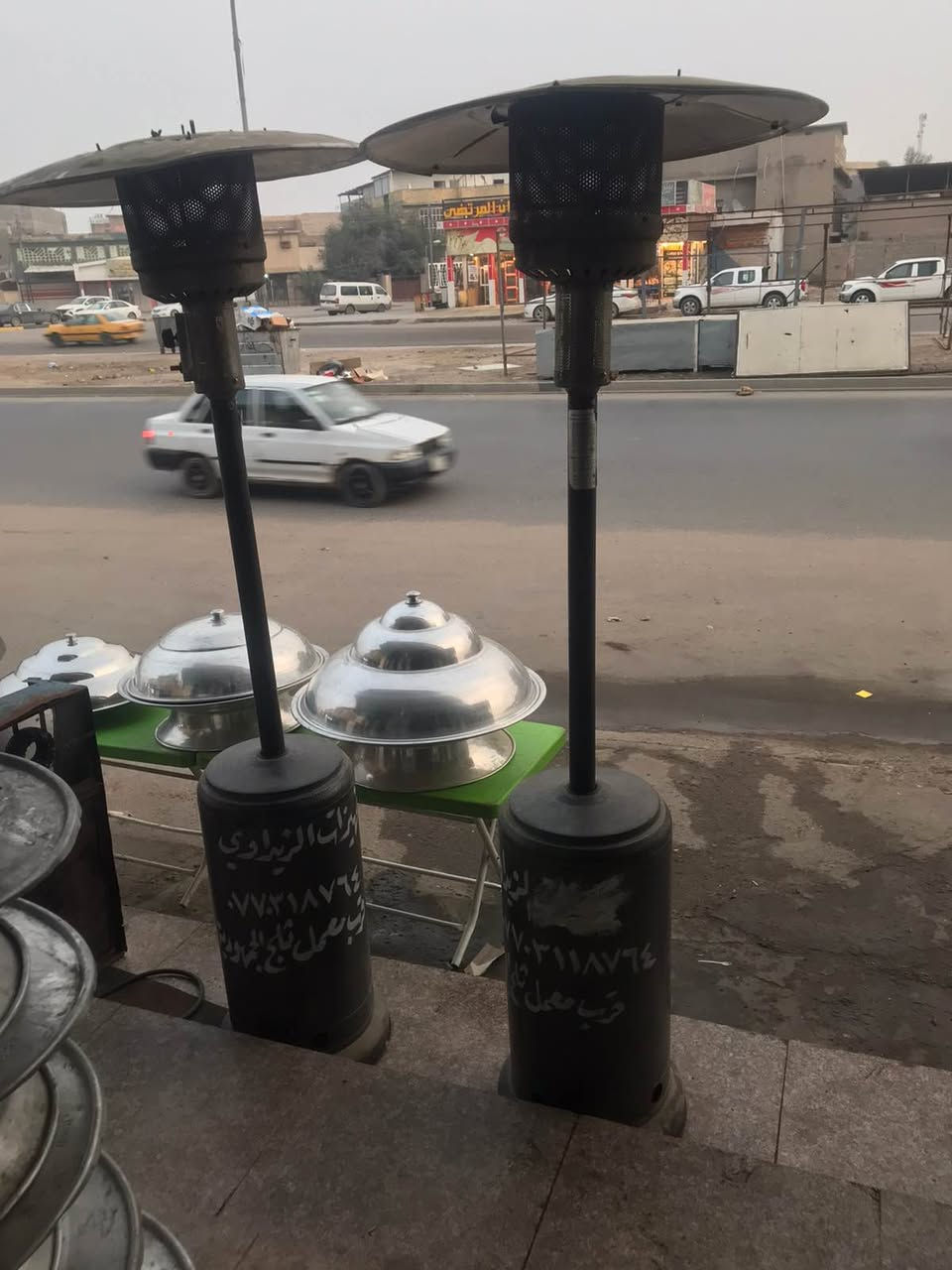 من رخصت الادمن توجد لدينا خيمه لايجار ودفايات وصواني مفطح  العنوان بصره الجمهوريه شارع الاطفاء مقابل حسينيه علي ابن ابي طالب تجهيزات ابو طالب لاستفسار اتصال ***********
