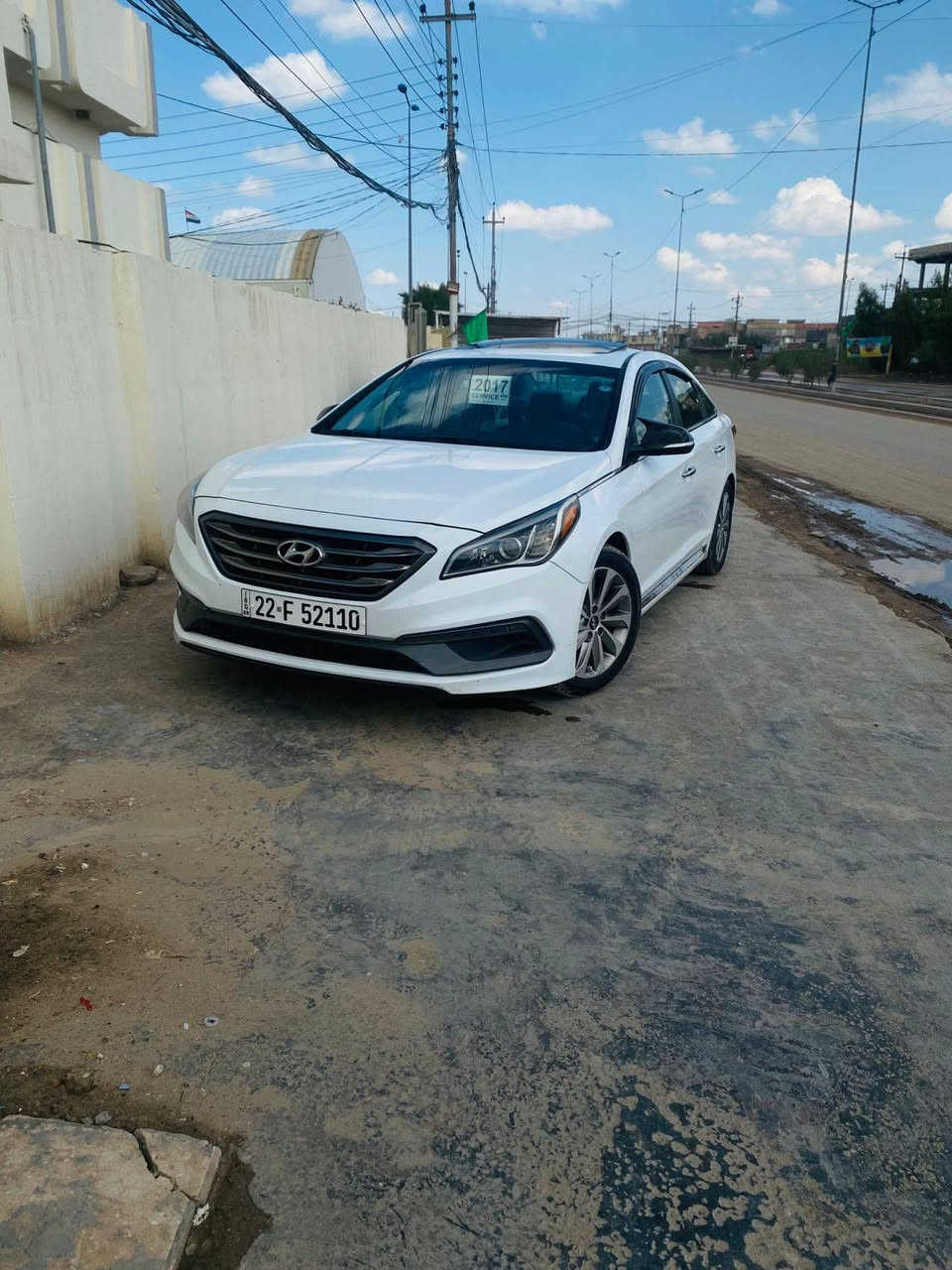 سلام عليكم سوناتا 2017وارد امريكي سبروت فول مواصفات حادثها جاملغ الامامي بارك مكان السياره بابل القاسم للستفسار اتصل على هاذا الرقم ‏‪***********
