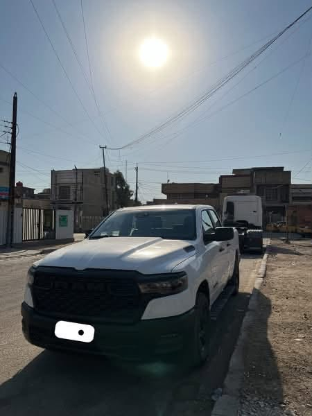 السلام عليكم

RAM 1500  Tradesman eTORQUE  2025
4X4
دوج رام موديل 2025 شكل جديد
دخول جديد

مواصفات Tradesma 

باب قصير بدي طويل

محرك 3600 سته سلندر‌
                                              
ماشیة/ 12 الف 

موصفاته

شاشه وسط

رادار

اتو ستوب

تحكم ستيرن 

نقطة العمياء

تحديد المسار

حساسات امامي وخلفي

كشنات جلد 

ويل سبورت سعرهم 800$

تخم تايرات دنلوب الياباني

بصمه

تشغيل عن بعد‌     

حادثهة جاملغ وشبر بنيد 

ايرباك سستم  

السعر 300 وبي مجال بسيط 
                                                                                     
مکان سیارە  بغداد

الاتصال  ***********
