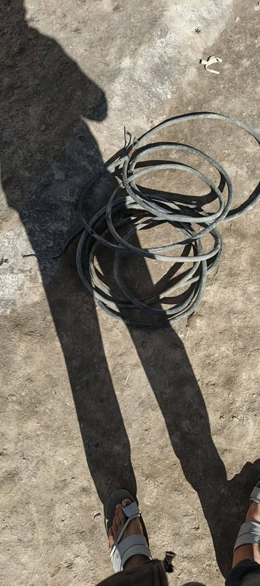 كيبل اللبيع ١٣ متر تقريبا جديد ***********
