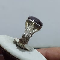 عقيق يماني • فضة 925 • قياس 30