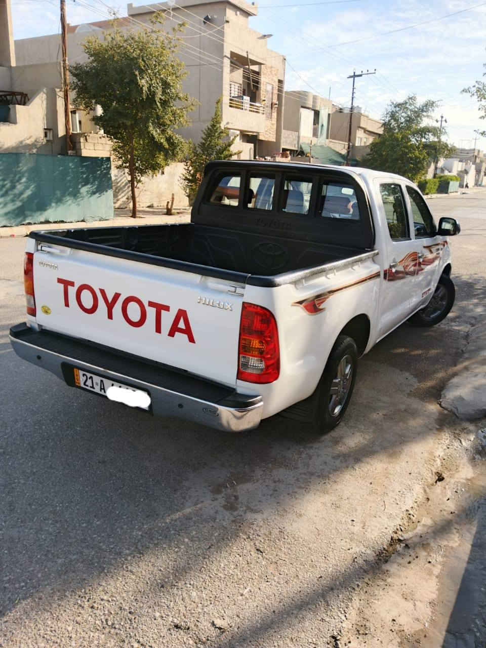 تيوتا هايلوكس 2010 كويتي شاصي 19
محرك واكسل مامفتوح لاصرف لابخار بالشرط
تبريد على وضع الشركه 
السعر 168 قفل 
رقم الهاتف ***********
العنوان كركوك حي العسكري

