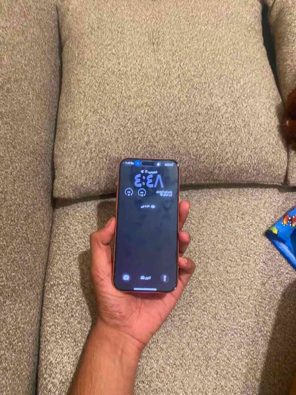 آيفون ١٧ برو ماكس ذاكرة ٢٥٦ بطارية ٩٧ جهاز جديد على أيدي بي ضربه خفيفه بزاويه مال كفر بيع مستعجل قفلة ١٦٠٠ مكاني بغداد المشتل ***********
