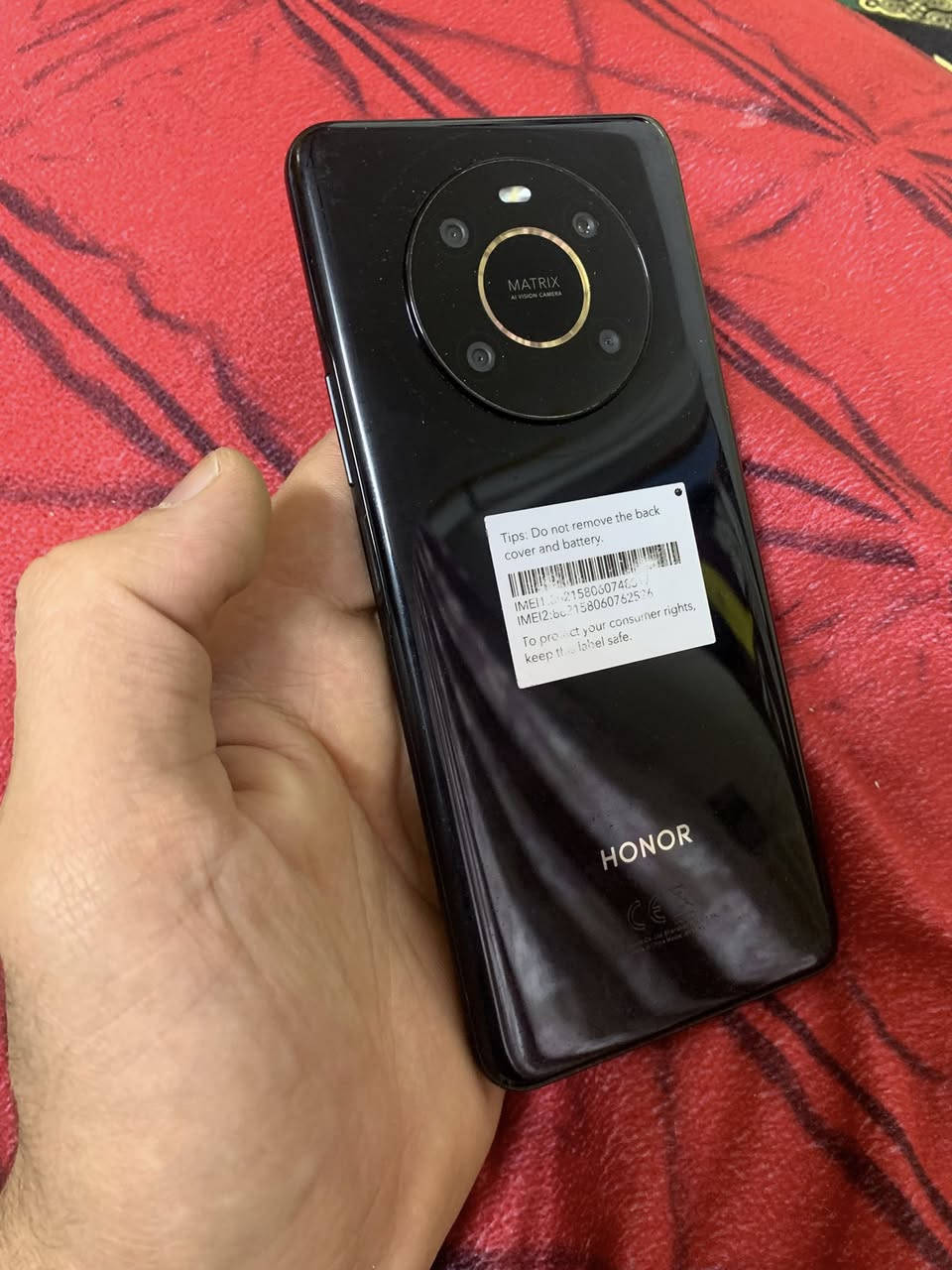 لسلام عليكم ورحمة الله 
جهاز هونر X9 ذاكره 256 عشوائيه 8 جهاز كلش نضيف 
اي ضرر مابي لا مفتوح ولا مبدل شي السعر 140 ألف وبي مجال مكاني بغداد الشعله وهذا رقمي *********** خاص موجود
