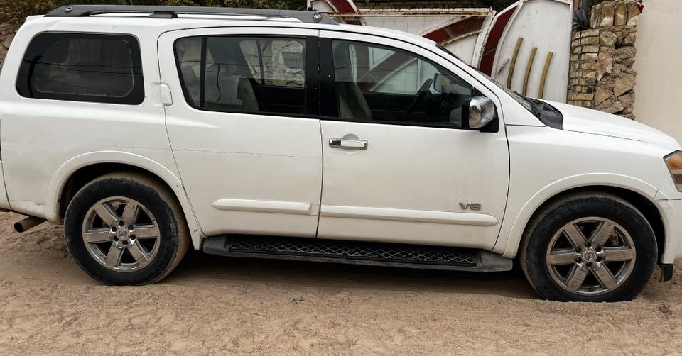 نيسان ارمادا 2008 للبيع
نيسان ارمادا ٢٠٠٨ رقم بغداد سنوية 2027 

السعر 78 و بيها مجال بسيط 
مصبوغة حزام 
السيارة جاهزة 
تبريد كير محرك كاردن اكسل كهربائيات 
كله شرط ويل كروم 
صاحبها يريد مداور ثاني يوم 
مكان السيارة النجف الأشرف 
تواصل ***********
