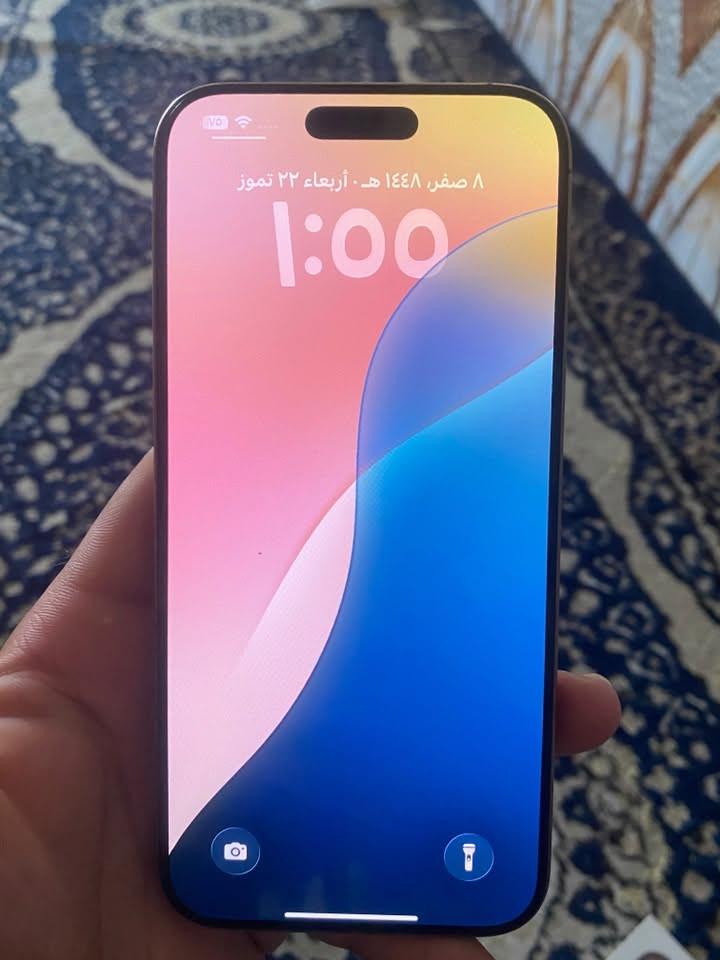ايفون ١٦ برو ماكس مواصفات بلصوره جهاز جديد علا ايدي ماخذه اطي بي ضمان ٥ ايام سعره ١٣٧٥ وبي مجال لليشتري مكان جسر ديالى القديم ***********
