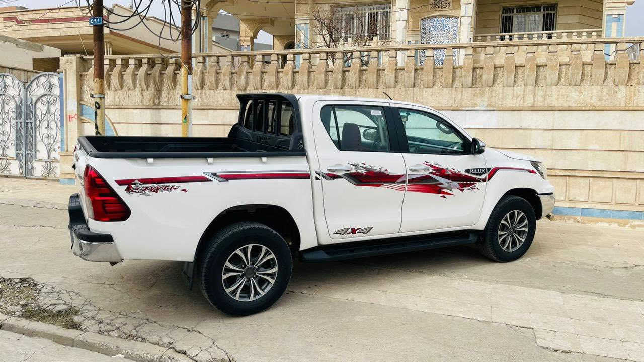 السلام عليكم بيكم تويوتا هايلوكس 2020 تبريد قطعتين شاشة وكامرة ومثبت سرعه تبريد زر لمس ماشيه 139 الف محرك كير شرط بدون فتح وبدون مشكلة رقم دهوك مميز بدون صبغ بي مكانين بارد السعر مناسب جدآ اتصل بالارقام وبيك خير وتدلل مكان السياره موصل حي اليرموك ***********
***********
