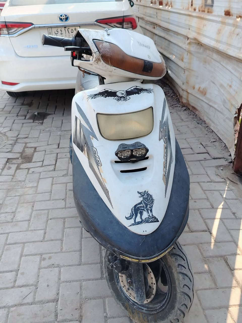 السلام عليكم
دراجه متروكه للبييع دراجه مكينه بلاديه وكفرات بلاديه مختمه سلف هندر لايتات سكنات  اي نقص ما بيه فقط الجامه مال اشاره اليمنه للتواصل
***********
