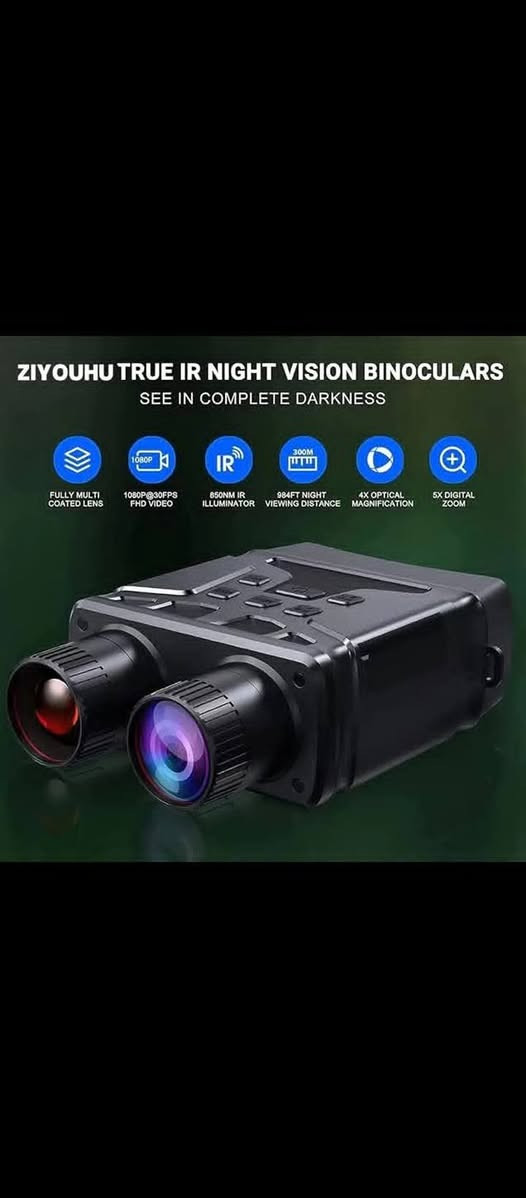 رؤية واضحة في الظلام دامس بنسبة 100% - يتميز ناضور الرؤية الليلية فابس المطورة الجديدة لعام 2026 بإضاءة بالأشعة تحت الحمراء 850 نانومتر ونظام بصري شامل يسمح لك برؤية الحيوانات أو النباتات بوضوح في الظلام أو الإضاءة المحيطة الخافتة بنسبة 100%. مع 3 أوضاع: التقاط الصور وتسجيل الفيديو (لا يسجل الصوت) والتشغيل، يمكنك التقاط صور ومقاطع فيديو عالية الدقة مع وضوح بصري رائع في النهار أو الإضاءة المنخفضة أو الليل؛
فيديو وصورة عالية الدقة بالكامل - مستشعر سيموس
اشعه حراريه مدمج عالي الحساسية يحقق دقة 2k  بكسل وصور 10 ملايين بكسل، مما يجعل مقاطع الفيديو والصور تبدو أكثر وضوحًا وحيوية. سواء كان ذلك نهارًا أو ليلاً، فإنه يساعدك على عدم تفويت اللحظات الرائعة للحياة البرية
نطاق رؤية لمسافات طويلة 984 متر/3000 متر - يتميز بـ 4 أضعاف بصري ثابت، هدف متعدد الطبقات بالكامل 25 ملم وتقريب رقمي 5 أضعاف يمكن ضبطه بسهولة على أفضل بعد بؤري وفقًا لتقريب مسافة المراقبة الفعلية مما يوفر رؤية أوضح للتفاصيل مع أداء أعلى من التكلفة؛
شاشة عريضة كبيرة ورؤية أوسع - يتم تحويل نظارات الرؤية الليلية مع شاشة TFT LCD مقاس 2.4 انش إلى 4 انش من خلال عدسة محدبة، مما يسمح لك بمشاهدة صور ومقاطع فيديو واضحة للغاية. رائعة للصيد الليلي والاستطلاع والأمن والمراقبة والتخييم والملاحة الليلية والصيد الليلي ومراقبة الحياة البرية والبحث والإنقاذ ومشاهدة الطيور وصور المناظر الطبيعية سواء في الأماكن المغلقة أو الهواء الطلق، أو فقط احذر من المتسللين أثناء التخييم؛
تدعم بطاقة اس دي بسعة تصل إلى 128 جيجابايت - تأتي نظارات الرؤية الليلية الخاصة بنا مع بطاقة مايكرو اس دي بسعة 32 جيجابايت وتدعم بطاقات مايكرو اس دي بسعة تصل إلى 128 جيجابايت، لا تقلق أبدًا بشأن نفاد مساحة التخزين بعد الآن! معدات التجسس بالأشعة تحت الحمراء هذه هي "صديقك" المثالي لاستكشاف الظلام القاتم!
اكتب تم بتعليقات يوصلك سعر خاص 🫡
توصيل مجاني لجميع المحافظات العراق 🇮🇶


**إذا كنت صاحب هذا الإعلان وتريد حذفه لأي سبب، رجاءا أرسل رسالة إلى الدعم الفني**