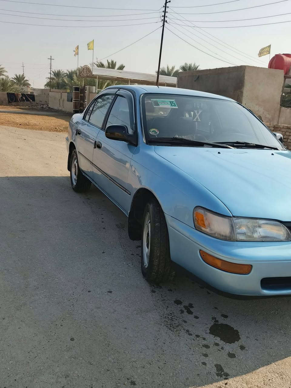 للبيع كورلا  يسرا بلادي موديل 1993 رقم بغداد سنويه ل25 وارد اميركي حادثها بالبك لايتات ما واصله السبير سياره جاهزه  كهربائيات جاهزه صدر جديد محرك 1800 سنتر لك شغال المكان واسط النعمانيه السعر 70 وبيها مجال الاتصال ‏‪***********‬‏
