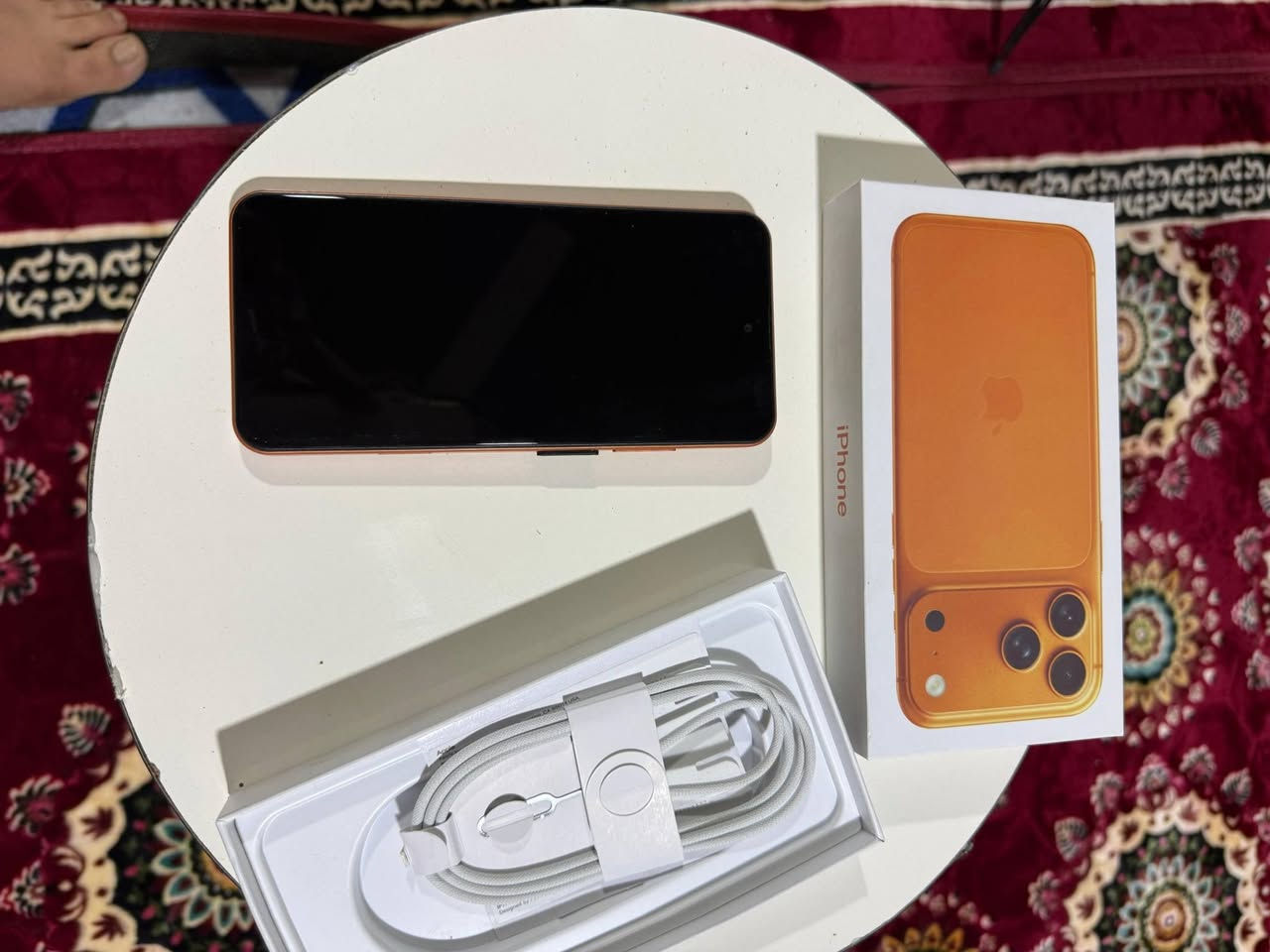 ايفون 17 برو ماكس كوبي مو الأصلي  جديد ما مستعمل السعر 150 والتوصيل مجاني اذا مهتم راسلني واتساب ***********
