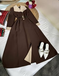 مانتوا رسمي • خامة هوريم • مقاسات ٣٨-٤٨