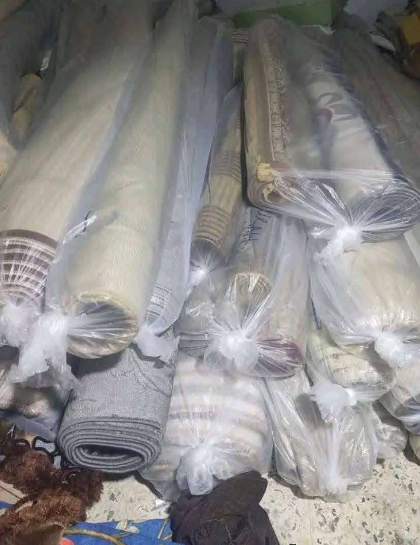 سلام عليكم غسل جميع انواع المفروشات الزوالي والبردات والبطانيات ب أسعار جدا مناسبة ومتوفر خدمه توصيل ذهاب وياب ***********
