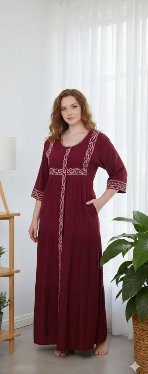 دشداشه نسائي دبل كلوش تطريز
الخامه كشمير ايطالي اصلي 💯درجه اولئ 
القياسات 2XL. 3XL. 4XL. 5XL
سعر الدرزن  85 الف  
الدرزن يجي 6 اللون 
يوجد توصيل جميع المحافظات


**إذا كنت صاحب هذا الإعلان وتريد حذفه لأي سبب، رجاءا أرسل رسالة إلى الدعم الفني**