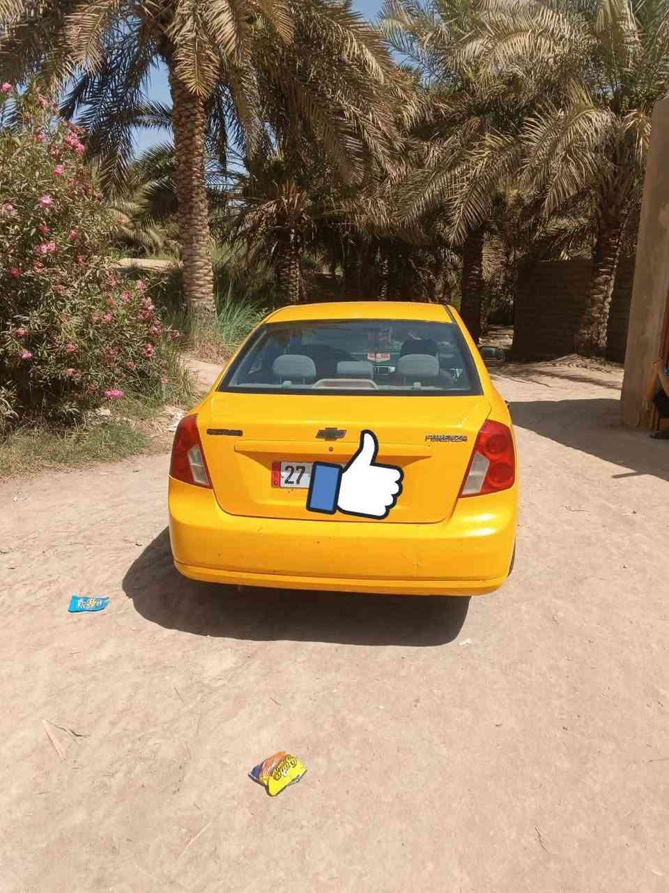 سلام عليكم 
فورنزا 2008 سياره بأسمي رقم ذي قار سنويه ل2030 مكينه جديده لاتنقيص ولاتبخير صار شهر من شادها مال كصه  كير اتو تبريد شغال ثلج حداديه جديده باتري جديد كهربائيات كلها شغاله سياره احلى من الصور سعر  55 وبيها مجال ماعليها غرامات والهيئة تطيح من السعر 
للأستفسار *********** موجود وتساب
