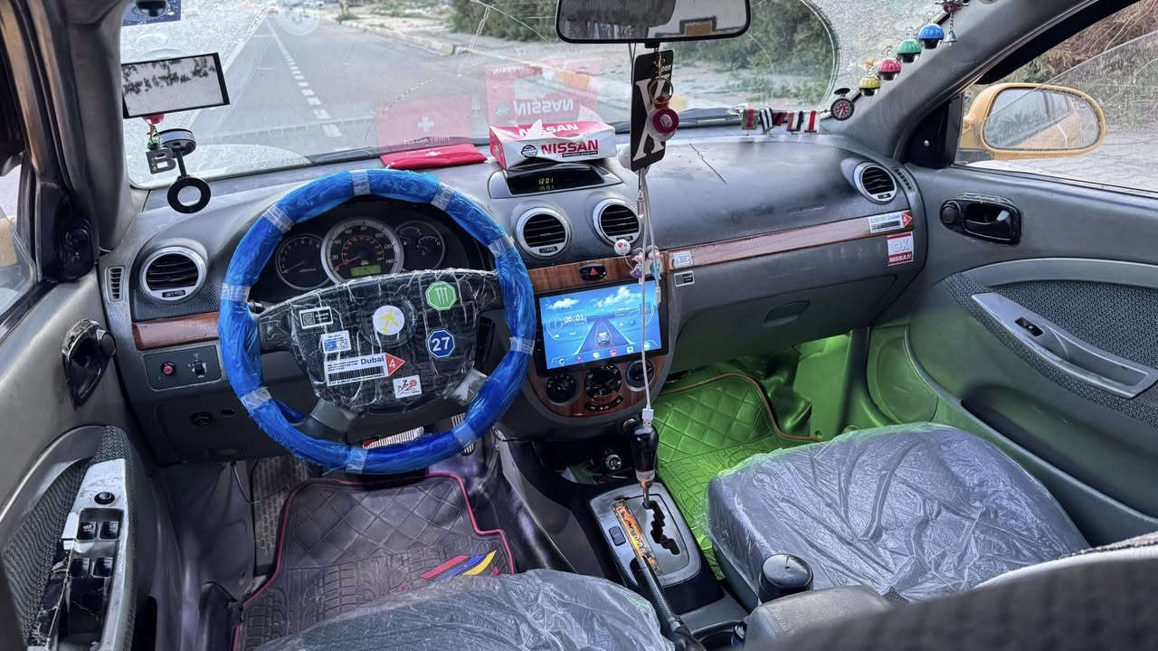 دايو موديل 2003 محرك وكير يارس فول اوتماتيك منضومه غاز تبريد شغال  تخم تاير شاشا مع سستم سماعات وكهربائيات كله شغاله صدر امامي خلفي جدبد سيارة جاهز مشروع وطني لغايه 28 سعر 38 شراي اتصل *********** مكاني كركوك
