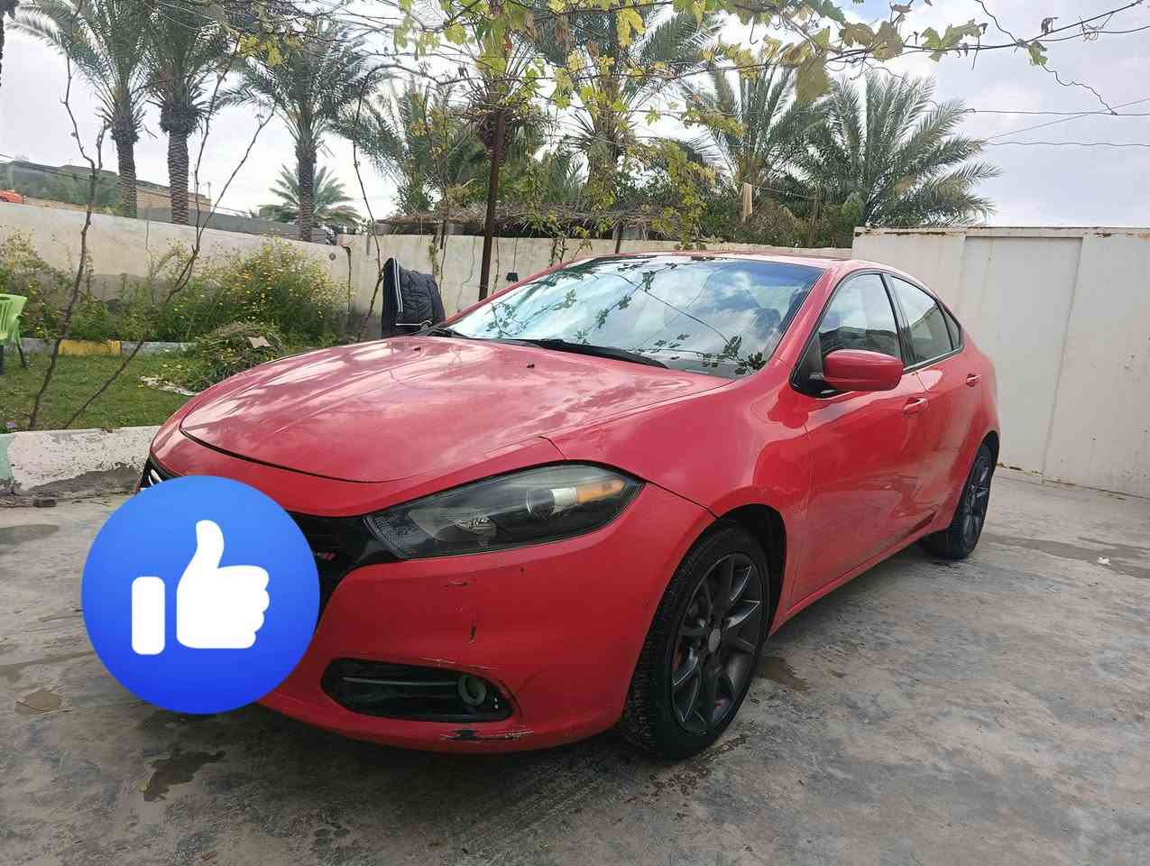 دوج دارت 2016 معوقين
السيارة بيه ضربة جاملغ ونص الباب سعرها 68 
للاستفسار الاتصال على الرقم ***********
