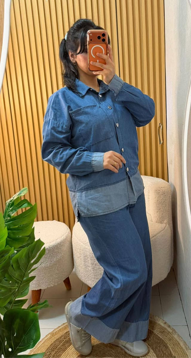 سوت جينز 💙
خامه تركي درجه أولى كوالتي عالي
قياس 38_40_42_44

متوفر بلونين
جينز فاتح🩵
جينز طوخ 💙

للحجز والاستفسار يرجى مراسله الصفحه
رقم هاتف واتساب ***********
توصيل بسماية 1000
بغداد 5000
محافضات 6000
يوجد دفع عن طريق الماستر كارد ✅💵
