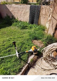 اشتغل جميع الحدائق والبساتين  وتنظيف الحدائق من الدغل وتقليم الأشجار و...