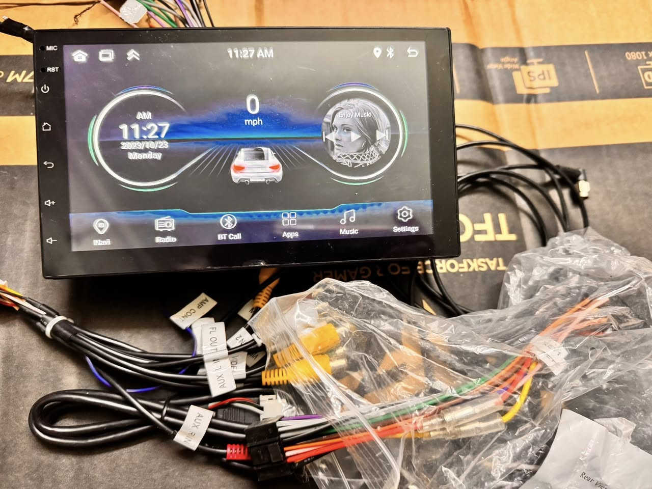 شاشة اندرويد كاربلي واندرويد اوتو ٧ انج بهذا الشكل مع كامل ملحقاتها عبالك بيها اثر استخدام بس محلقاتها بالجيس وفحصتها كلشي شغال
السعر ٣٠ الف فقط


**إذا كنت صاحب هذا الإعلان وتريد حذفه لأي سبب، رجاءا أرسل رسالة إلى الدعم الفني**