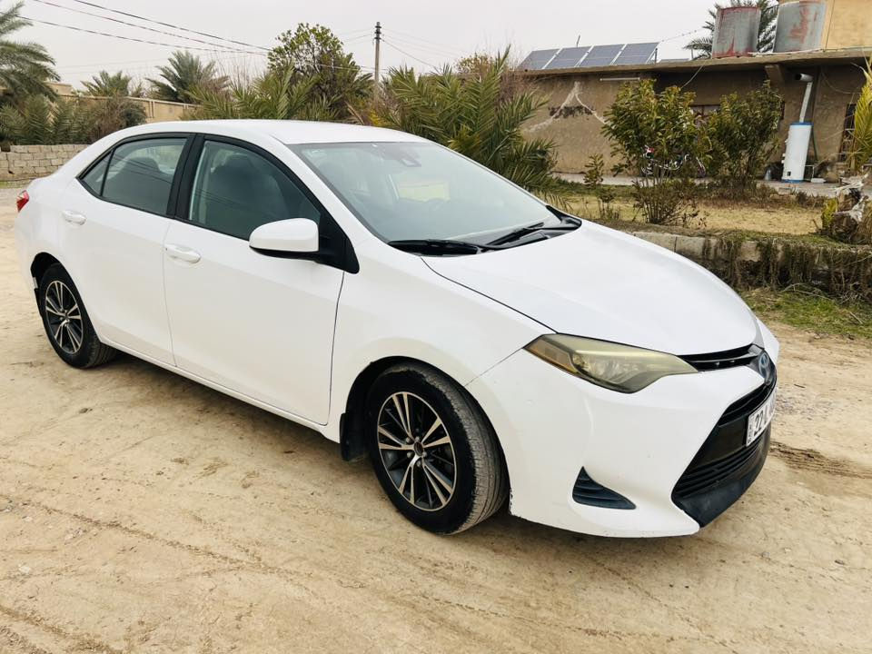 كورلا 17عادي للبيع 
الضرر بونيد وطرف چاملغ 
ماشي 184الف ميل 
محرك وگير بالشرط لا مفتوح ولا صرف
سنويه لل2030
السعر 148$وبي مجال 
الموقع ناحية الزاب 
للاستفسار اكثر الاتصال على ***********
